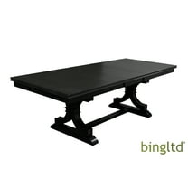 BingLTD - 90" Long 30" Tall Ella Dining Table (TT-B-4078-RW-BLK)