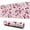 Pink Pioneer Flower, variant on Long Mouse Pads for Desk,Patchwork Pioneer Flower Desk Mats on Top Of Desks, Desk Mouse Pad Extra Large with 3mm Non-Slip Base and Stitched Edge for Gaming,Office,Work,Home 31.5"x11.8"