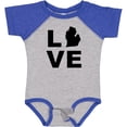 thumbnail image 3 of Inktastic Love Michigan Boys or Girls Baby Bodysuit, 3 of 5