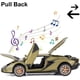thumbnail image 4 of Toy Car Lambo Sian FKP3 Metal Model Car with Lights and SoundBack Toy Car for Boys 3+ (Army Green), 4 of 4