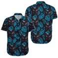 thumbnail image 3 of Camisa de manga corta con botones para hombre, informal, de verano, con estampado 3D, divertida, de gato y animal, estilo hawaiano, para playa, regalos de cumpleaños, 3 of 5