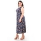 thumbnail image 2 of Vestido estampado de paisley Roman Fashion Tallas Extras 8802X-11 Azul marino 42, 2 of 5