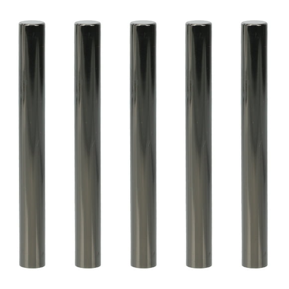 BRIGHTFUFU 5 tapas de metal selladas para bolígrafos de manicura, resistentes a la luz, para pinceles de uñas.