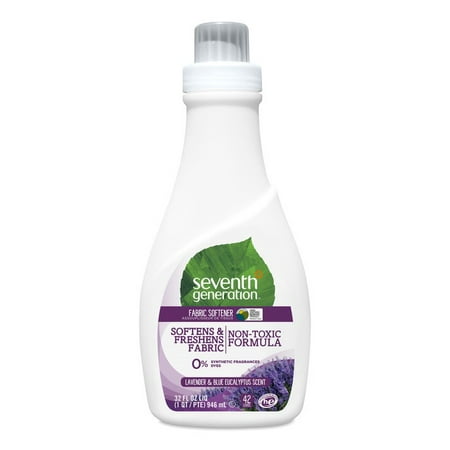 Seventh Generation Lavender & Blue Eucalyptus, 42 loads Liquid Fabric Softener, 32 (Best Fabric Softener For Allergies)