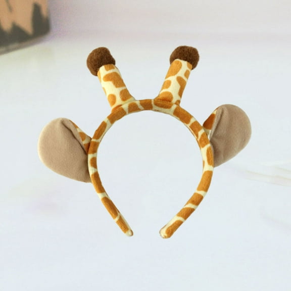 LEORX Giraffe Shape Hair Hoop Cloth Party Headwear Multi Color Lightweight and Comfortable Fits All Ages 1PC