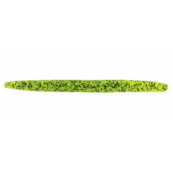 Big Bite Baits Trick Stick Soft Plastic Stickbait (Chartreuse Pepper, 5 inch)