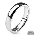 thumbnail image 4 of Unisex Stainless Steel 316 High Polished Wedding Band Ring Width 03 mm Size 05, 4 of 7