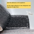 thumbnail image 4 of BUYISI Hanging Mini Fridge Caddy Organizer Storage Bag For Dorm, Office, Kitchen, Home is Black, 4 of 8