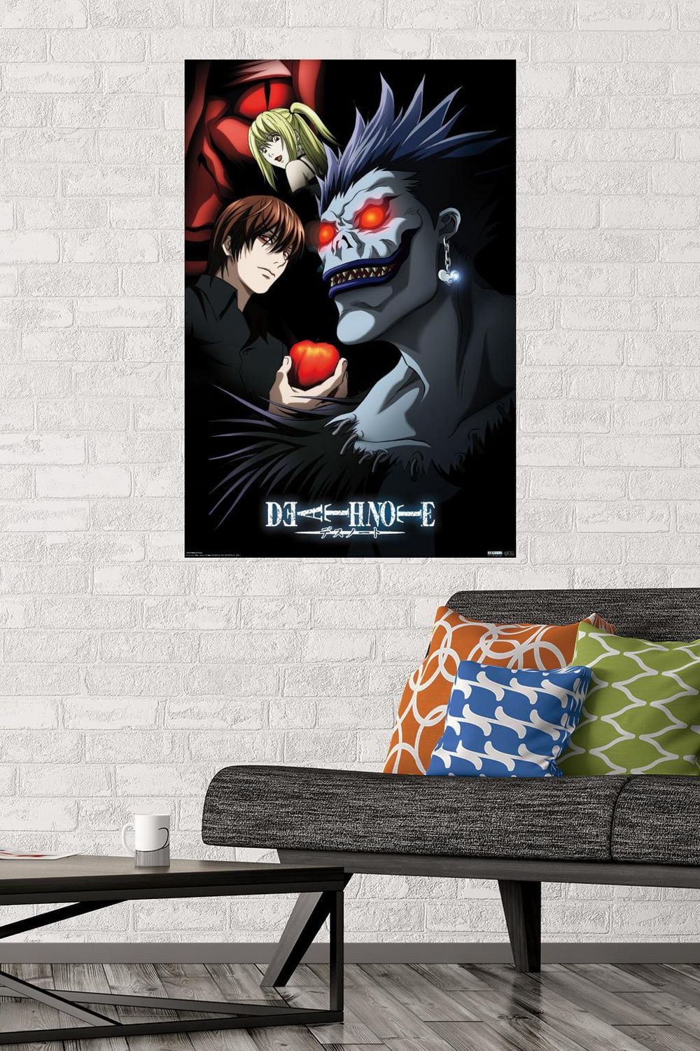 Death Note - Group Wall Poster, 22.375" x 34" Framed