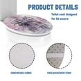 thumbnail image 5 of SEANATIVE Ice Wolf Toilet Lid Seat Protector Cover Soft Toilet Lid Covers 17.3*13 Inches Toilet Protector Cover with Elastic Edge Reusable Standard Toilet Lid Cover, 5 of 6