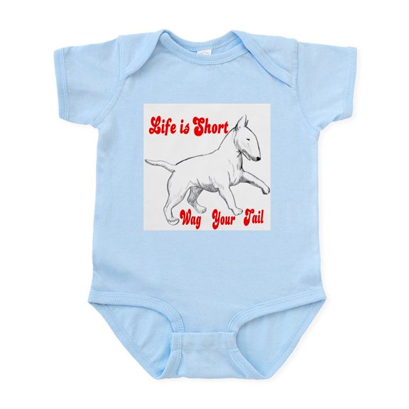 CafePress - Bull Terrier Infant Bodysuit - Baby Light Bodysuit, Size Newborn - 24 Months