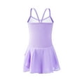 thumbnail image 2 of Stelle Sleeveless Camisole Ballet Leotard Activewear Dance Dress for Toddler/Little Girl/Big Girl,Lavende，，3-4T, 2 of 7