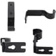 thumbnail image 5 of paquete de 4 soportes para barra de cortina de alta resistencia, colgador de soporte para barra de cortina de ventana para barra de 1 pulgada con tornillos de instalación (negro), 5 of 5