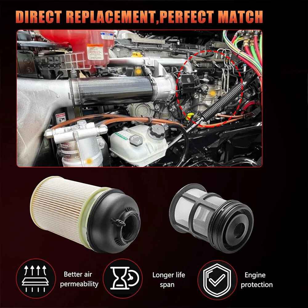 Aniceparthy Oil & Fuel Filter Kit Fits For Freightliner Cascadia most DD13 DD15 DD16 engines P551063 P551005 FS20083