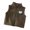 Army Green, variant on Coerni Boys Girls Polar Fleece Vest Full Zip Stand Collar Sleeveless Jacket Cute Bear Embroidery Fall Winter Cozy Soft Outerwear Layering