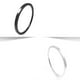thumbnail image 5 of EeaseMX Anillo de acero de titanio simple Anillo de dedo exquisito Anillos de pareja para mujer Hombre Decoración (Plata US Tamaño 4), 5 of 7