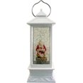 thumbnail image 2 of Kneeling Santa White LED Light up Swirl Lantern 10 3/4 Inch, 2 of 5