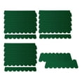 thumbnail image 2 of Lámina de fieltro para casa de muñecas, tejas de madera para techo, corte y costura de fieltro grueso, tela Verde, 2 of 9
