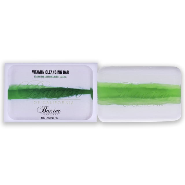 Vitamin Cleansing Bar - Italian Lime and Pomegranate Essence by Baxter Of California for Men - 7 oz Soap Baxter Of California Baxter Of California Baxter Of California