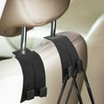 thumbnail image 3 of Raindrops  2 Pcs Purse Holder For Car Hooks Purses And Bags Auto Hang Grey, 3 of 8