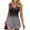 Grey, variant on Women Tank Tops Flowy Ruffle Tie Waist V Neck Gradient Print Comfortable Womens Camisole Grey M