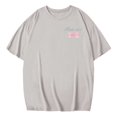 thumbnail image 4 of WILLBEST Chemise en Denim pour Femmes T-Shirt Décontracté Imprimé Col Rond Manches Courtes Ample 891, 4 of 7
