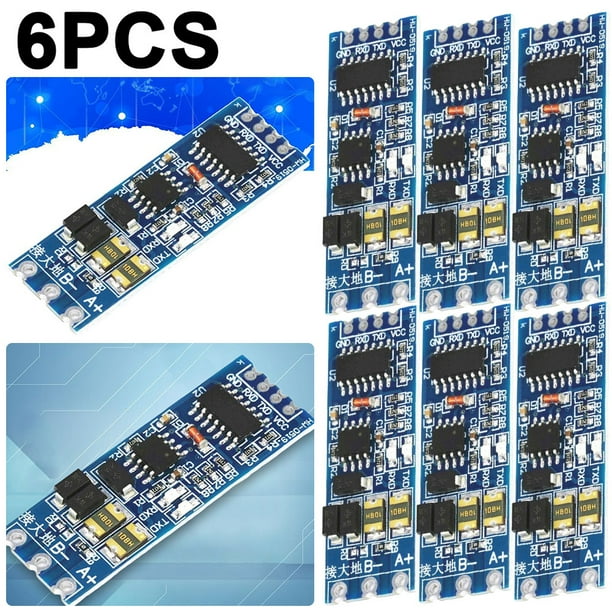 WDOplteas TTL A RS485 485 A Serial UART Convertidor Mutuo 3V 5 5 V Módulo Convertidor