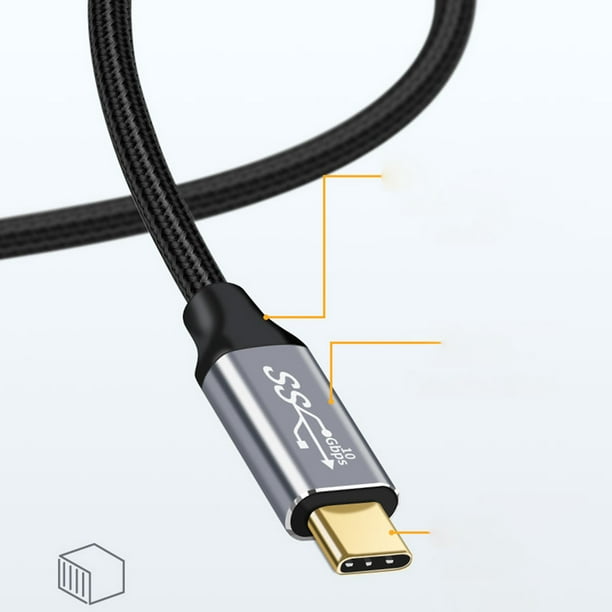 Rallonge USB C PD 100W 5A USB 3.2 pour Ordinateur 1m 