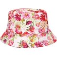 thumbnail image 2 of CoCopeaunts Reversible Bucket Hat Women's Summer Cotton Comfort Quick Dry Beach Cap Floral Double Sided Wear Fisherman Hat, 2 of 8