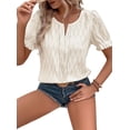 thumbnail image 3 of Tops de Verano de Corta para Mujer Lechoso XXL, 3 of 8