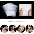 thumbnail image 3 of 1000 Pcs Cellophane Bags 4 X 6 Inch Clear Resealable Cello Plastic Poly Bag for Cookies, Prints, Photos, Cards, 3 of 7