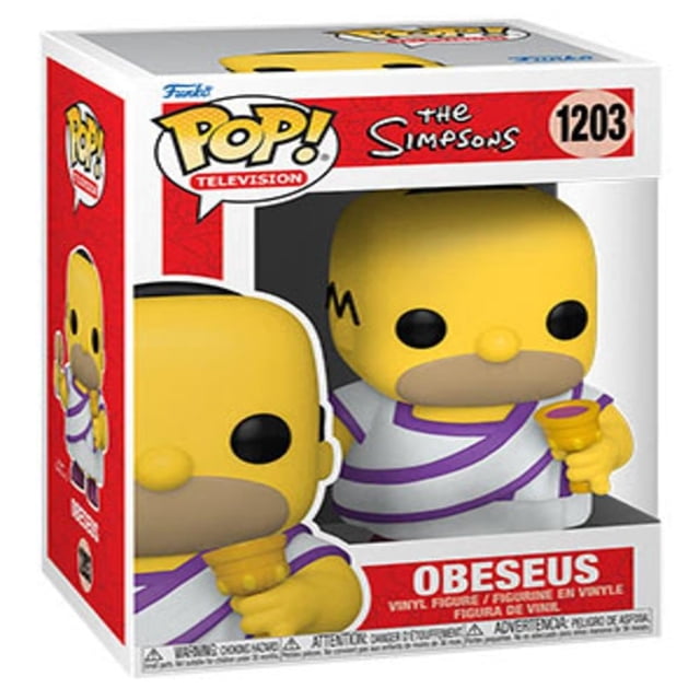 Figura Funko Pop Obeseus Homer Pulgadas 3.7 Blanco