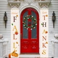 thumbnail image 6 of Miyuadkai Claerance! Thanksgiving Door Curtain Banner B, Fall Decorative Banners Thanksgiving Party Decorations Autumn Door Sign Pumpkin Maple Leaf Welcome Porch Sign for Fall Party Garden Yard, 6 of 6
