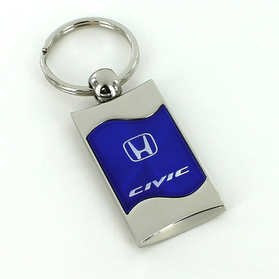 Honda Civic Keychain & Keyring - Blue Wave