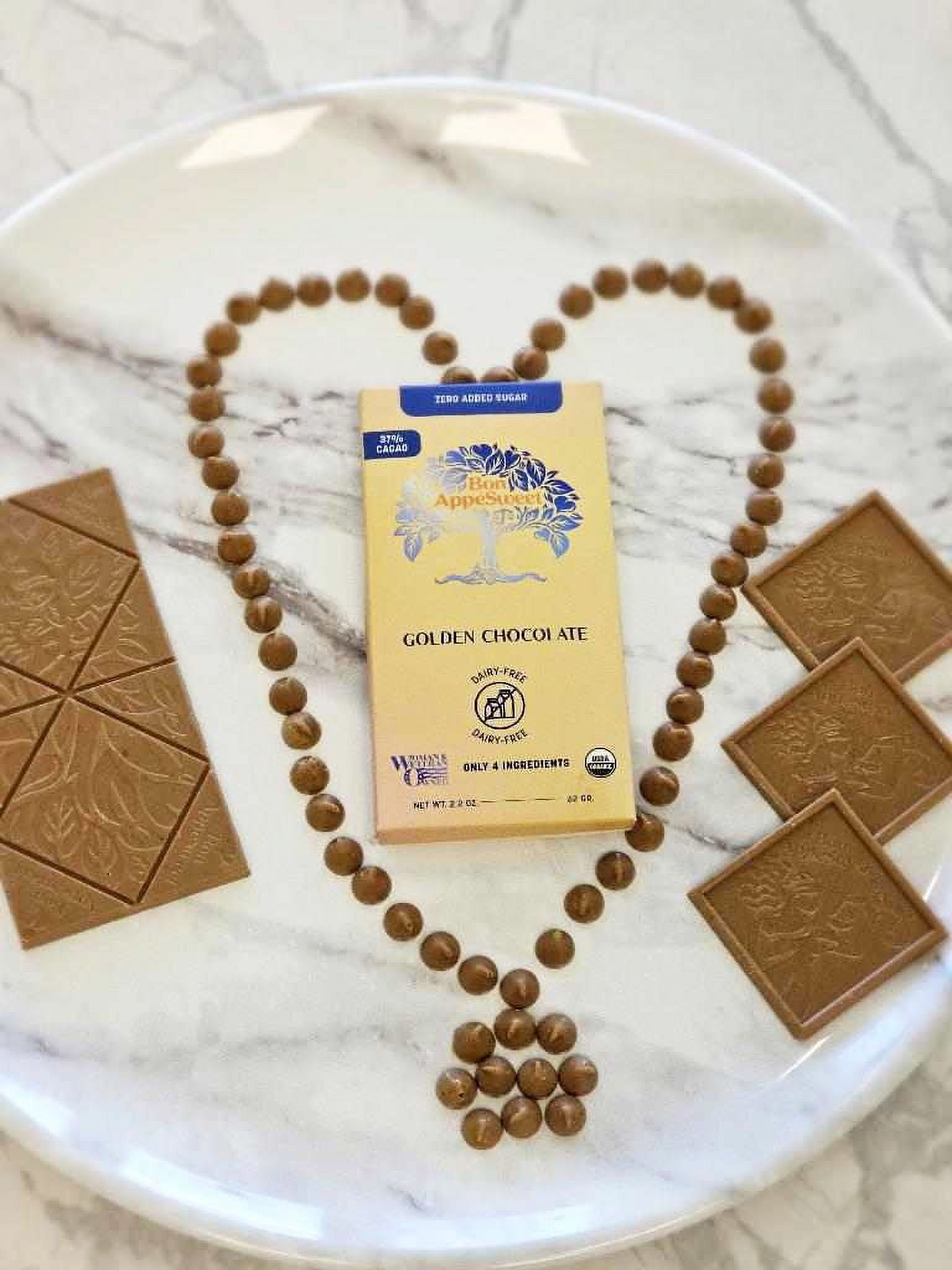 Bon AppeSweet Golden Chocolate Bar 2.2 oz