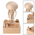 thumbnail image 4 of Electric Music Box with Theme Artistic Jellyfish Model Woodwork and Motion Valentine's Day Gifts, 4 of 12