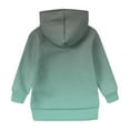 thumbnail image 4 of TQWQT Girl's Mint Green Hoodie Size 10-12 Fleece Hoodies Long Sleeve Oversized Gradient Hoodie Cute Drawstring Pullover Hoodies Kids Preppy Clothes 7-8 Years, 4 of 4