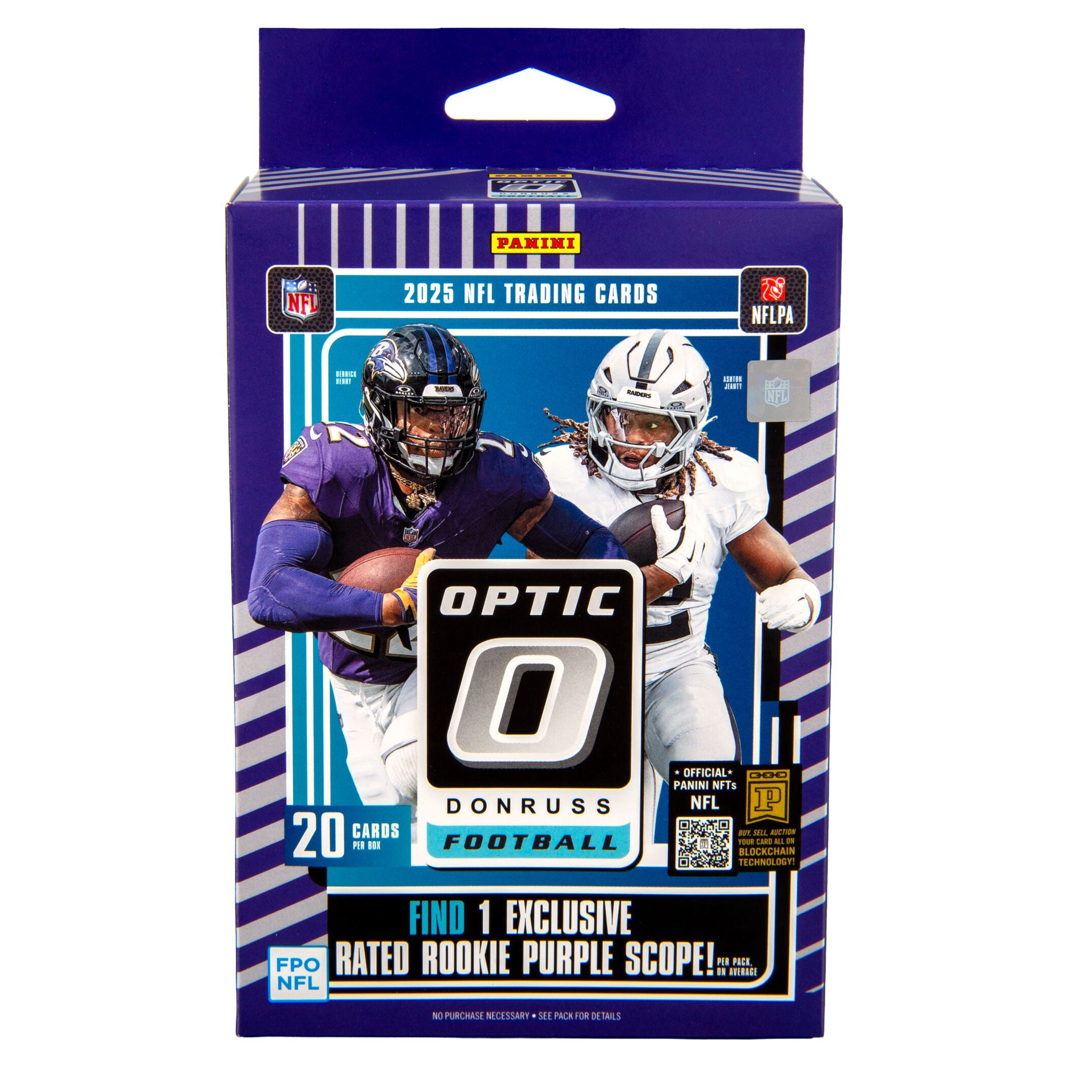 2025 Panini Donruss Optic Football Trading Cards Hanger Box
