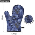 thumbnail image 6 of Pioneer Flower Floral Print Pattern Oven Mitt 2-Pack Set, Heat Resistant Kitchen Gloves, 7.7" X 12", 6 of 6