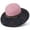 Pink, variant on Women’s Color Speckled Mixed Weave Wide Brim Straw Hat Ethnic Pattern Band Light Sun Hat for Seaside Travel, Outdoor Camping & Casual Daily Sky Blue