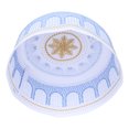 thumbnail image 1 of Chapeau Musulman Brodé Bleu, Coton Polyester, pour un Usage Quotidien, Culte, 1 of 8