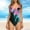 Black, variant on Swimsuit Women One Piece Tummy Control Under $10 Summer Print With Chest Cushion And No Steel Support Backless Strap Bikini Swimsuit