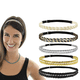 thumbnail image 1 of Diademas trenzadas ajustables y elegantes con doble y triple hebra, bandas elásticas antideslizantes para el cabello, 1 of 5