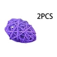 thumbnail image 2 of JeashCHAT 2 Pcs Easter Rattan Eggs, Rustic Woven Easter Eggs for Vase Filler, Tray Decor, Bowl Centerpiece, Spring Table Decorations, 2.56", 2 of 6