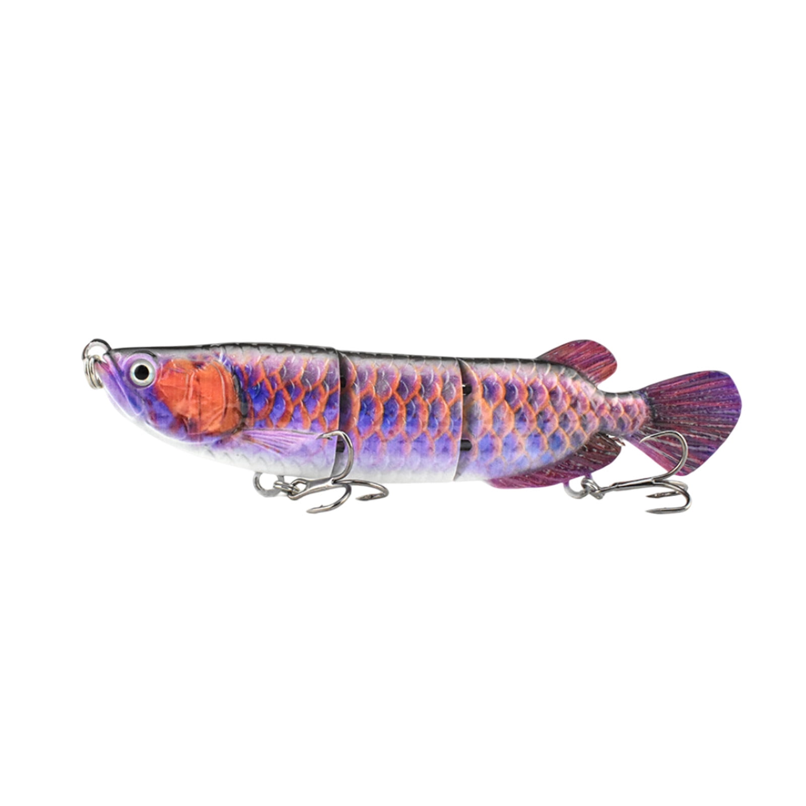 Slow Sinking Fishing Lure with Lifelike Glide Action, Realistic Trout Shad Tackle with Tail Movement, Slow Sinking Bait for Freshwater and Saltwater Fishing, 6PCS