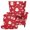 Santa Claus Snowflake Pattern, variant on Pzuqiu Santa Claus Snowflake Wing Chair Cover for Pet, Stain Resistant Wingback Chair Slipcover Polyester Spandex Fabric Wingback Armchair Cover for Lounge