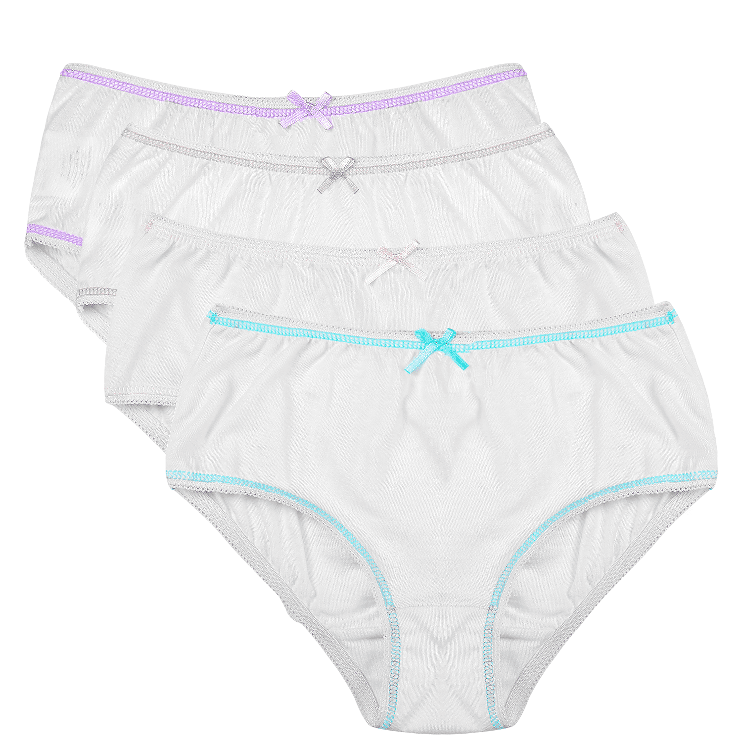 White briefs with colored trim Clearance