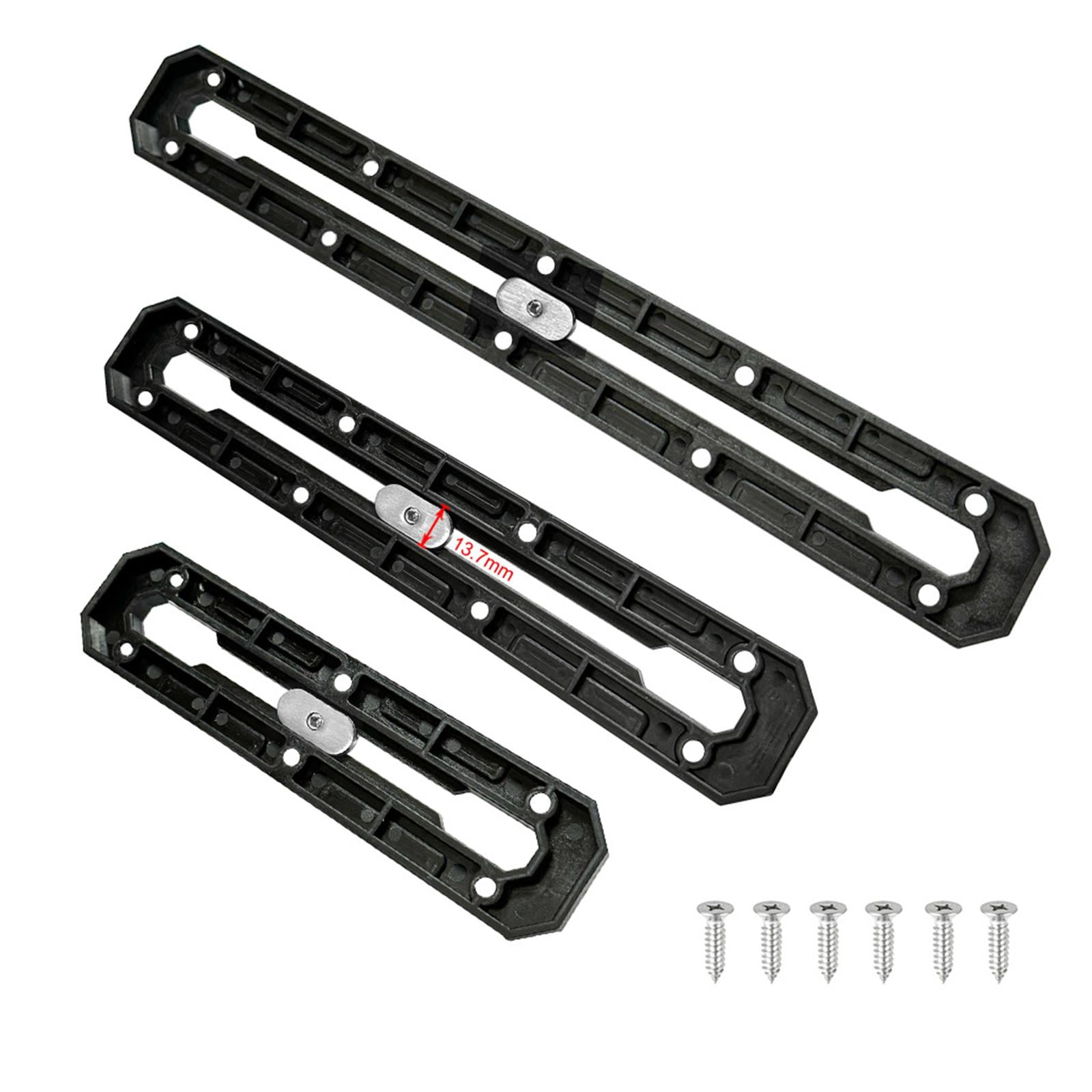 DimyFew 4x Kayak Slide Rail Track Bracket DIY Accessories Replacement Spare Part Practical Mounting Base Rack for Canoe Inflatable Boats