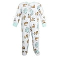 thumbnail image 3 of Hudson Baby Fleece Sleep and Play, Cute Safari, 6-9 Months, 3 of 4