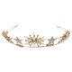 thumbnail image 1 of FELTECHELECTR Corona de niña brillante, vestido de novia, tiara, tocado, corona de modelado de estrella de boda, accesorio, 1 of 3